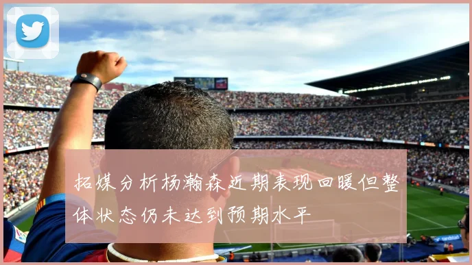 拓媒分析杨瀚森近期表现回暖但整体状态仍未达到预期水平